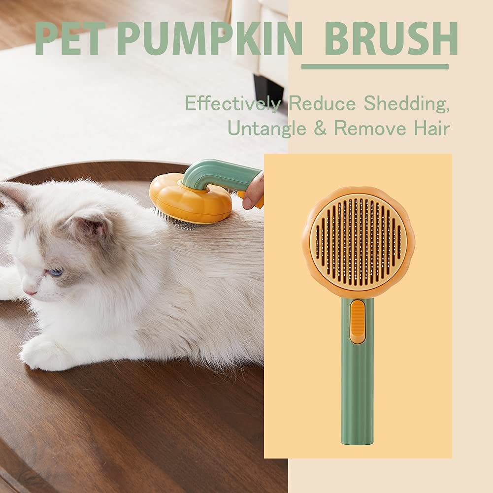 Pumpkin Self Cleaning Slicker Comb  - ! - My Store