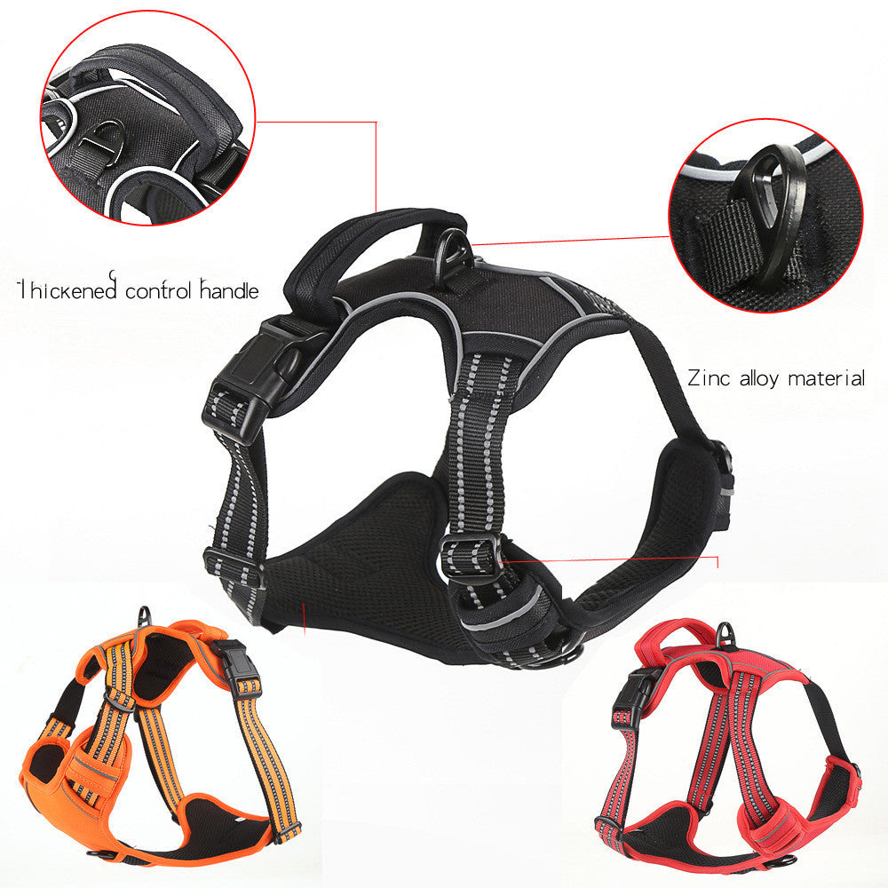 Breathable Reflective Pet Harness Vest  - ! - My Store