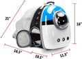 Expandable Cat Carrier Backpack – Airline Approved Space Capsule with Back Extension