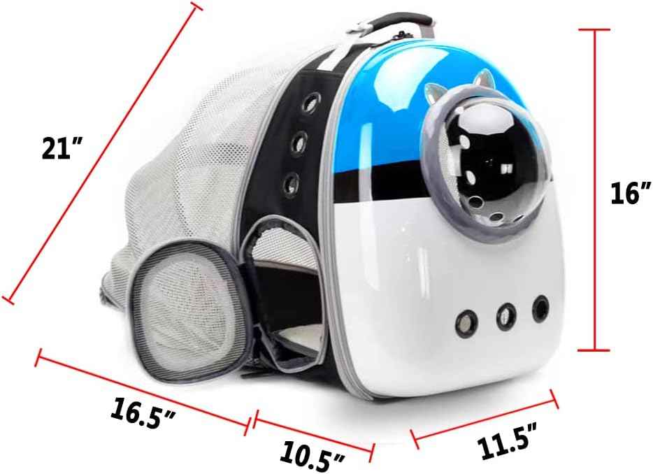 Expandable Cat Carrier Backpack – Airline Approved Space Capsule with Back Extension