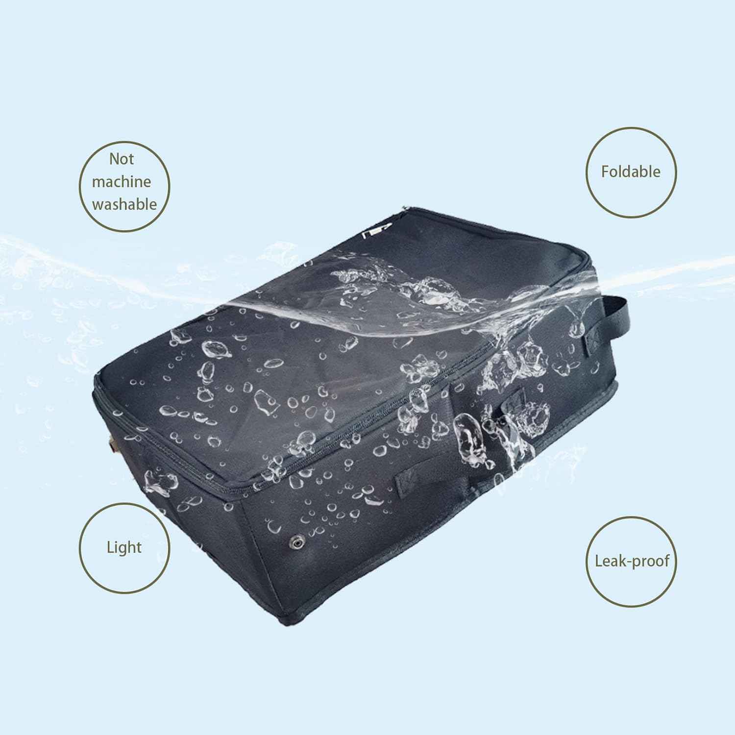 Portable Collapsible Cat Travel Litter Box – Leakproof & Lightweight