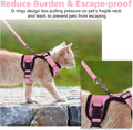 Reflective Cat Harness & Leash Set – Escape-Proof, Adjustable & Comfortable