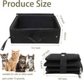 Portable Collapsible Cat Travel Litter Box – Leakproof & Lightweight