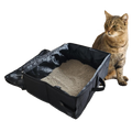 Portable Collapsible Cat Travel Litter Box – Leakproof & Lightweight