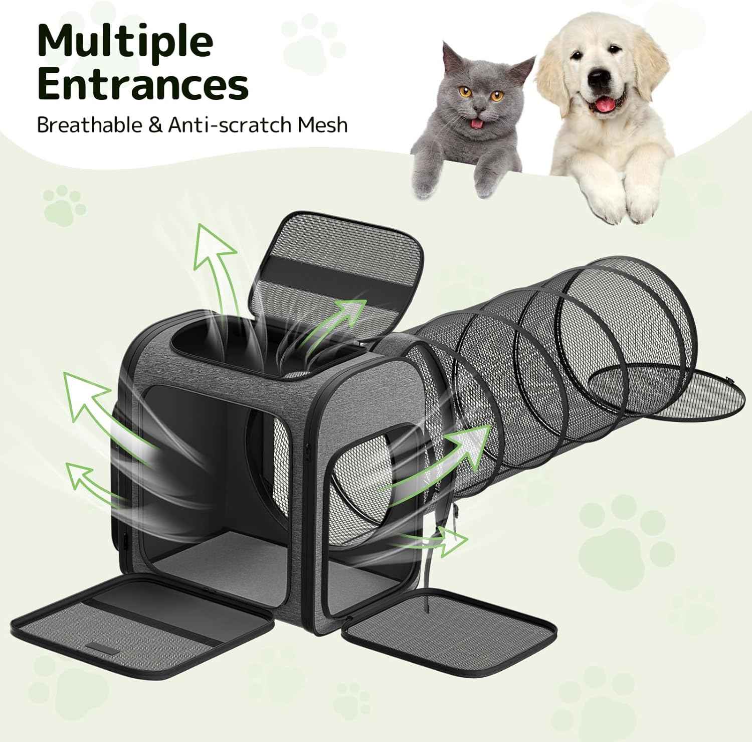 Expandable Cat Carrier Backpack – Breathable & Travel-Friendly