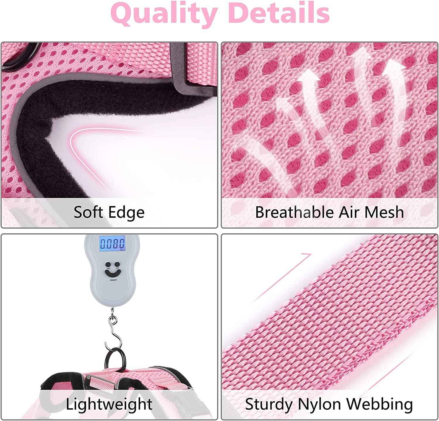Reflective Cat Harness & Leash Set – Escape-Proof, Adjustable & Comfortable