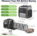 Expandable Cat Carrier Backpack – Breathable & Travel-Friendly