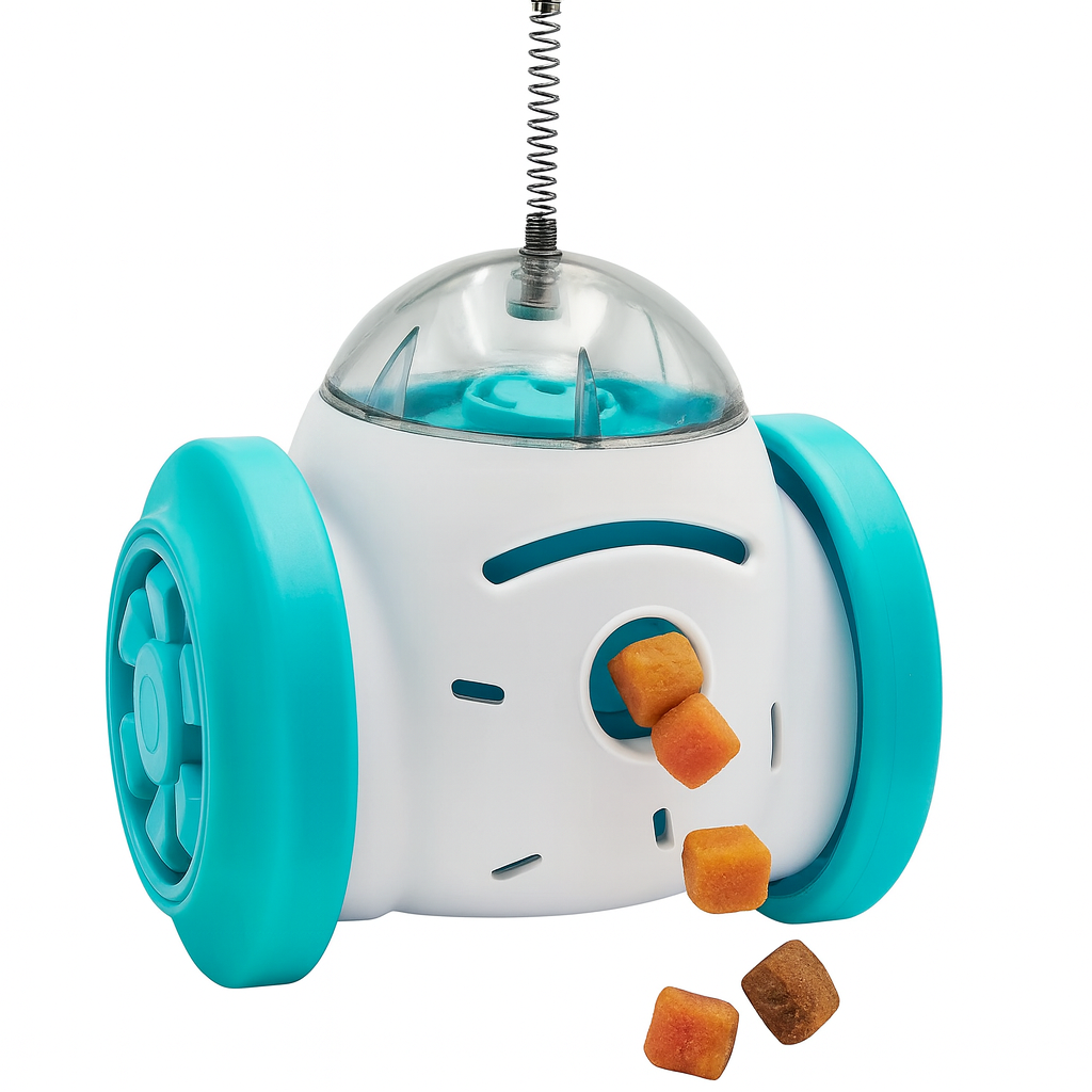 Interactive Roller Puzzle Dispenser Cats Toy