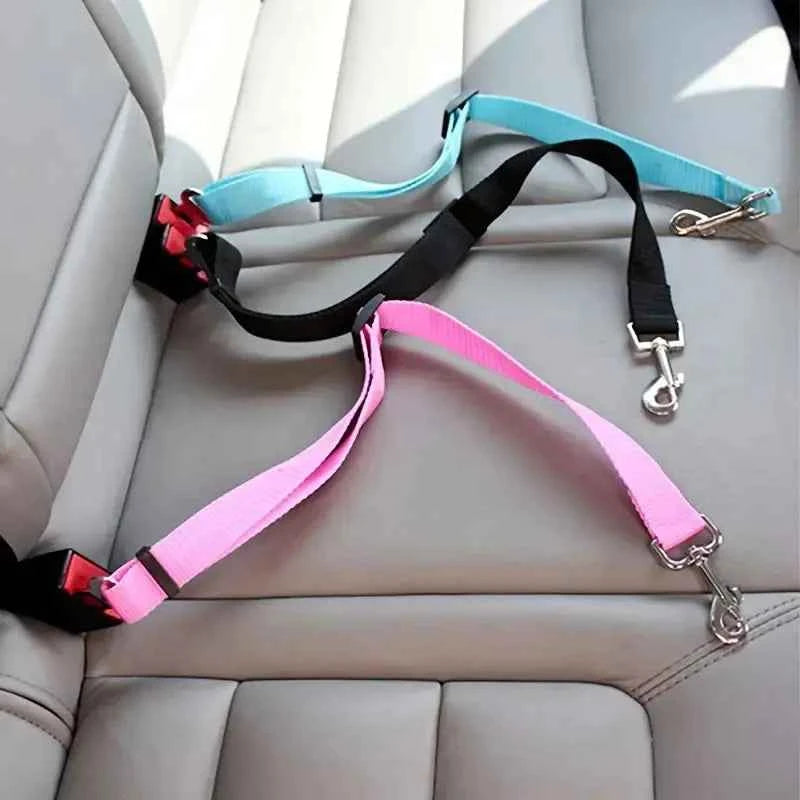 Retractable Adjustable Pet Car Seat Belt – Safety Travel Restraint