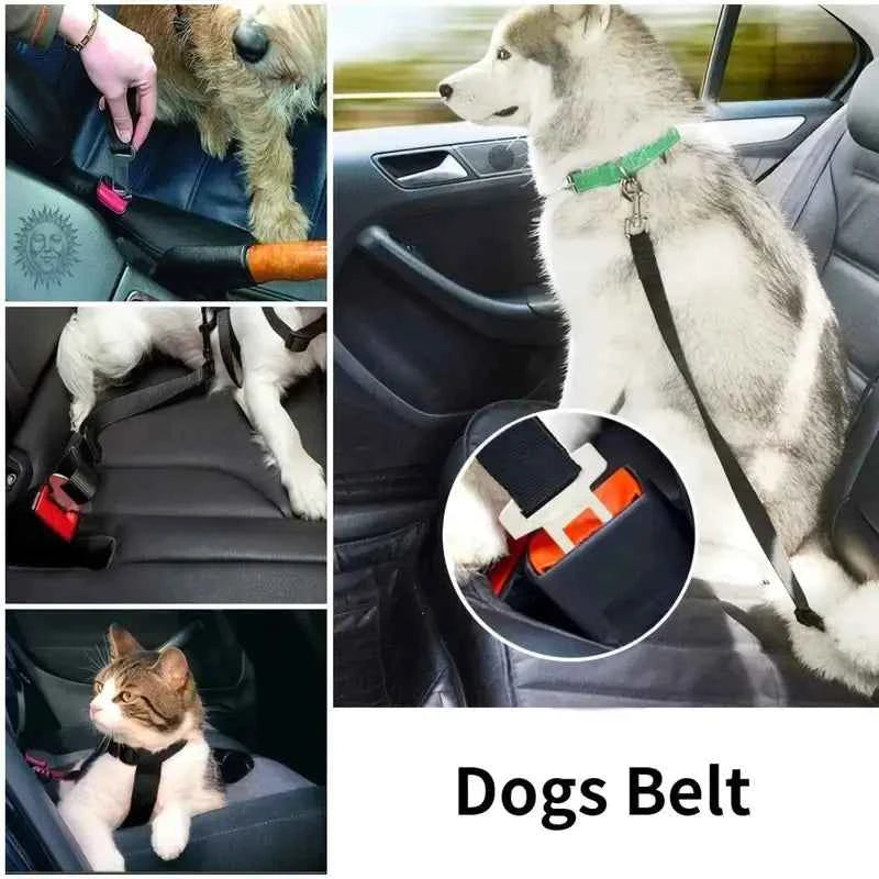 Retractable Adjustable Pet Car Seat Belt – Safety Travel Restraint