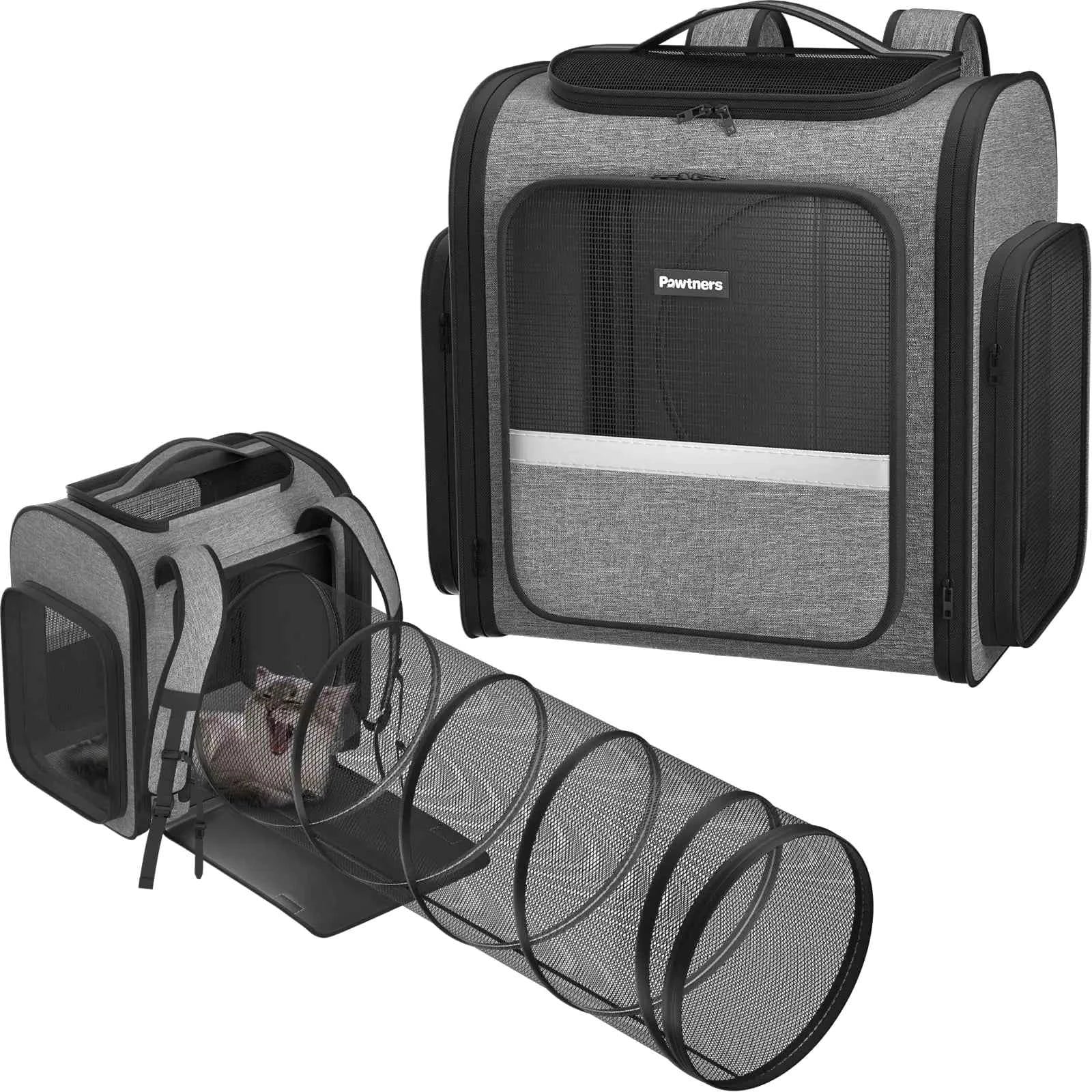 Expandable Cat Carrier Backpack – Breathable & Travel-Friendly