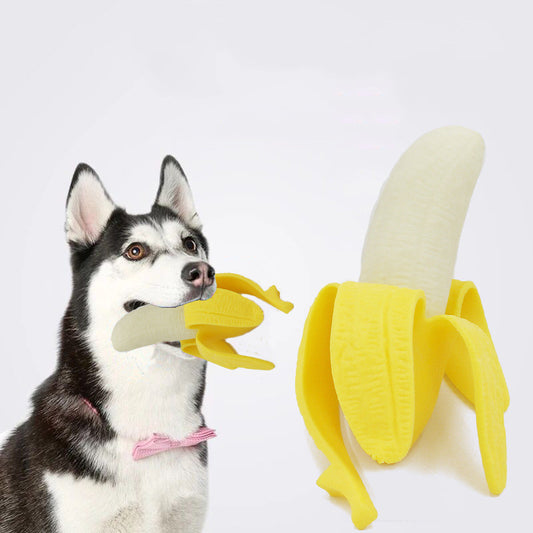 Creative TPR Banana Pet Interactive Toy  - ! - My Store