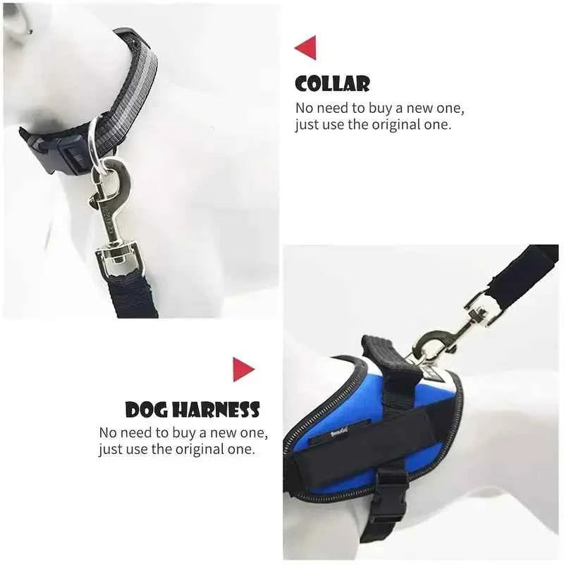 Retractable Adjustable Pet Car Seat Belt – Safety Travel Restraint