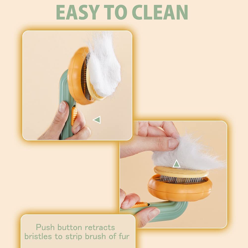 Pumpkin Self Cleaning Slicker Comb  - ! - My Store