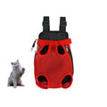 Portable Pet Front Carrier Backpack – Red